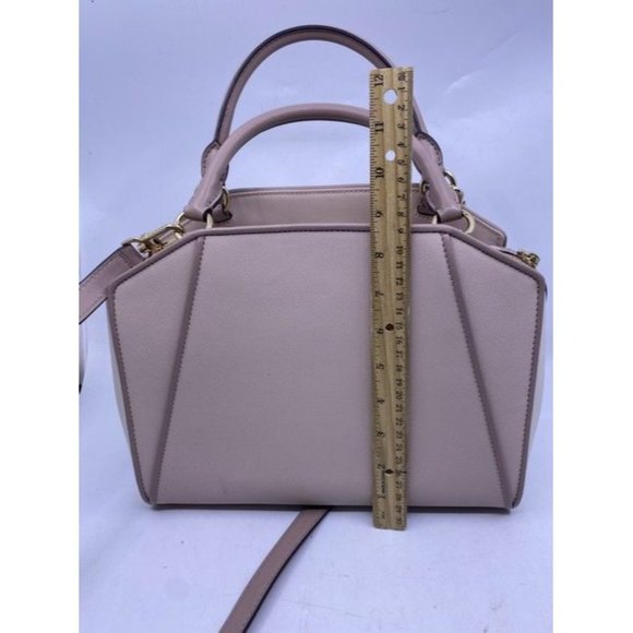 Michael Kors New Cleo Medium Satchel Soft Pink Saffiano Leather Cross Bo… - Picture 6 of 10